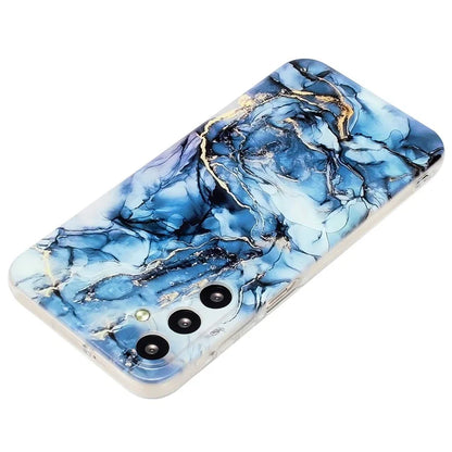 For Samsung Galaxy S24 FE Case Flexible TPU Marble Pattern Phone Cover