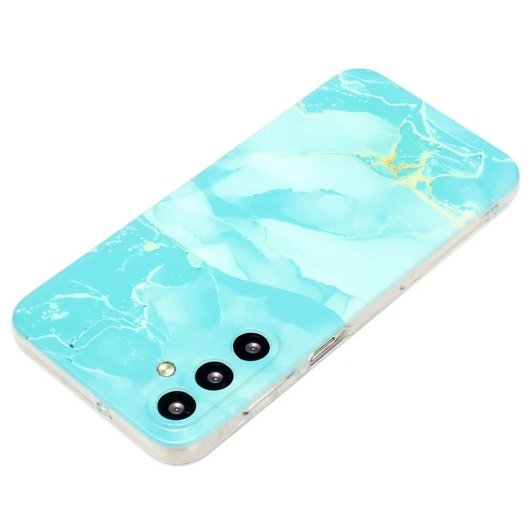 For Samsung Galaxy S24 FE Case Flexible TPU Marble Pattern Phone Cover