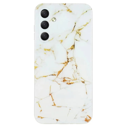 For Samsung Galaxy S24 FE Case Flexible TPU Marble Pattern Phone Cover