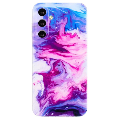 For Samsung Galaxy S24 FE Case Flexible TPU Marble Pattern Phone Cover
