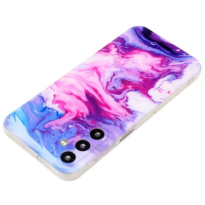 For Samsung Galaxy S24 FE Case Flexible TPU Marble Pattern Phone Cover