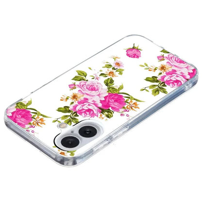 For iPhone 16 Plus Case Pattern Printing Anti-Scratch TPU Soft Phone Cover