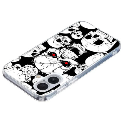 For iPhone 16 Plus Case Pattern Printing Anti-Scratch TPU Soft Phone Cover