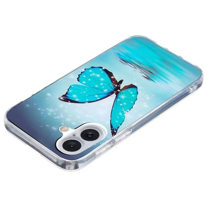 For iPhone 16 Plus Case Pattern Printing Anti-Scratch TPU Soft Phone Cover