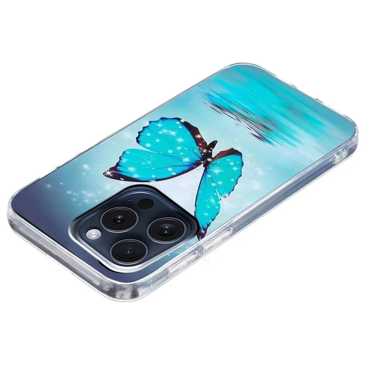 For iPhone 16 Pro Max Case Pattern Printing Cell Phone TPU Back Cover