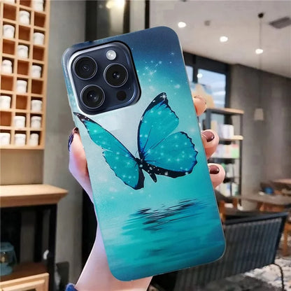 For iPhone 16 Pro Case Pattern Printing TPU Protective Phone Cover