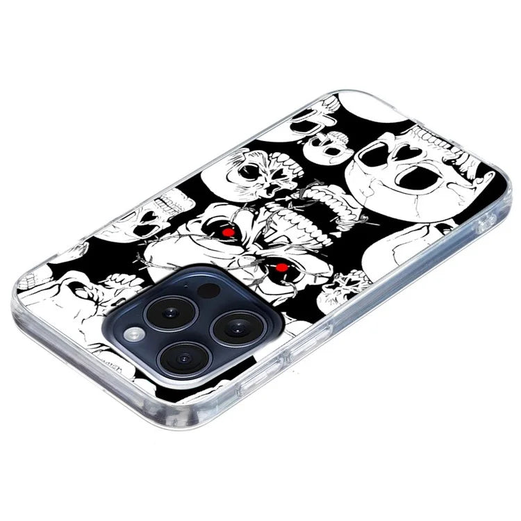 For iPhone 16 Pro Case Pattern Printing TPU Protective Phone Cover