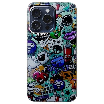 For iPhone 16 Pro Case Pattern Printing TPU Protective Phone Cover