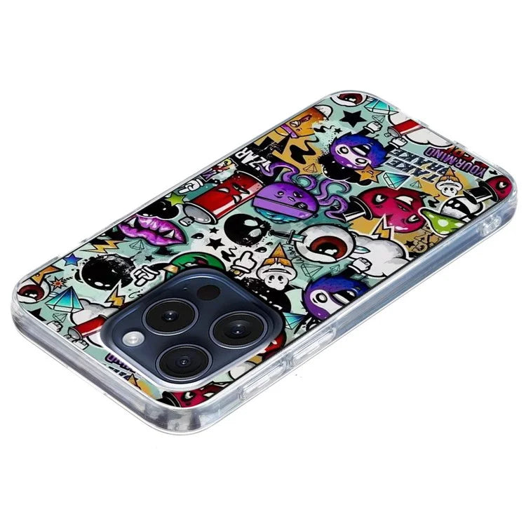 For iPhone 16 Pro Case Pattern Printing TPU Protective Phone Cover