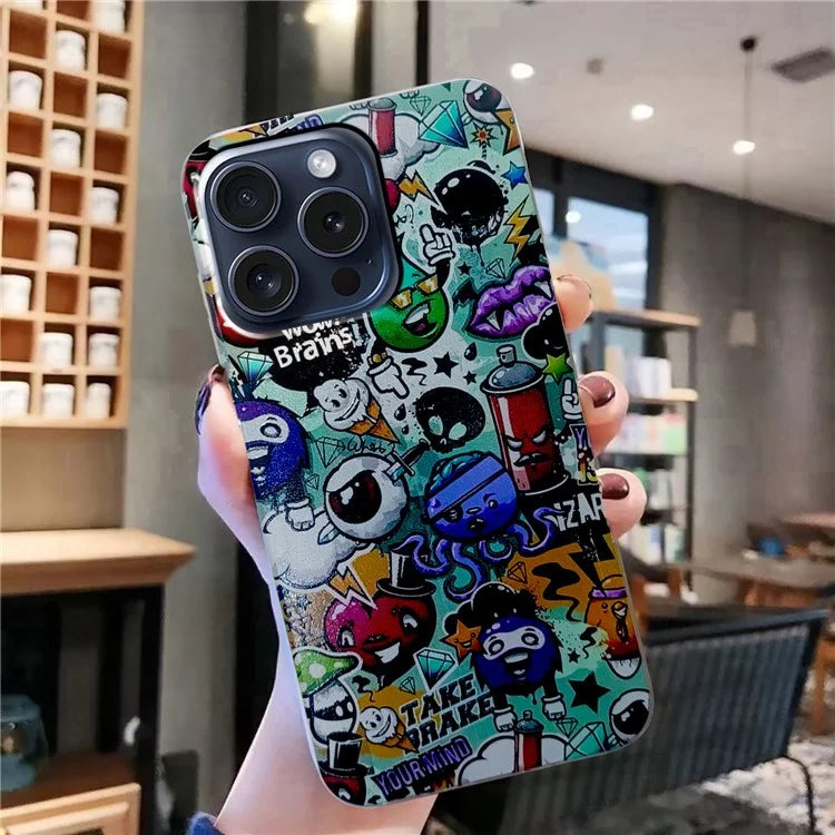 For iPhone 16 Pro Case Pattern Printing TPU Protective Phone Cover
