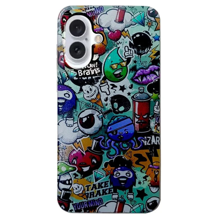 For iPhone 16 Case Pattern Printing TPU Cover Mobile Accessory Wholesale