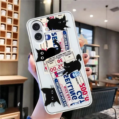 For iPhone 16 Case Pattern Printing Flexible TPU Mobile Phone Cover