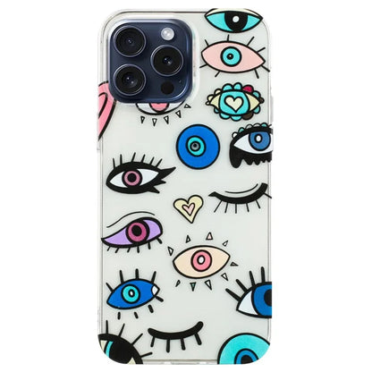 For iPhone 16 Pro Max TPU Case Pattern Printing Protective Phone Cover