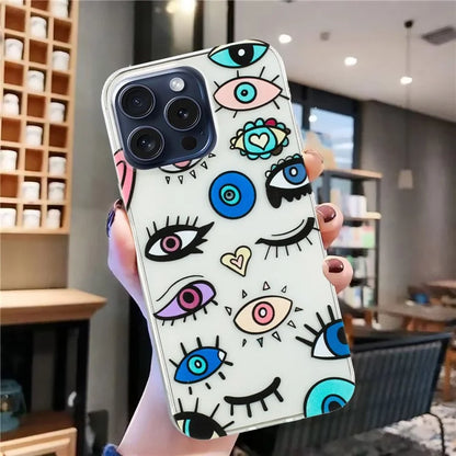 For iPhone 16 Pro Max TPU Case Pattern Printing Protective Phone Cover