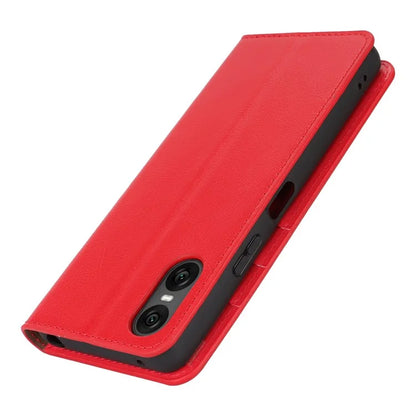 For Sony Xperia 10 VI Case Crazy Horse Texture Split Leather Wallet Phone Cover