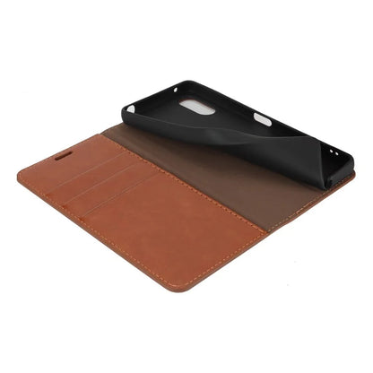 For Sony Xperia 10 VI Case Crazy Horse Texture Split Leather Wallet Phone Cover