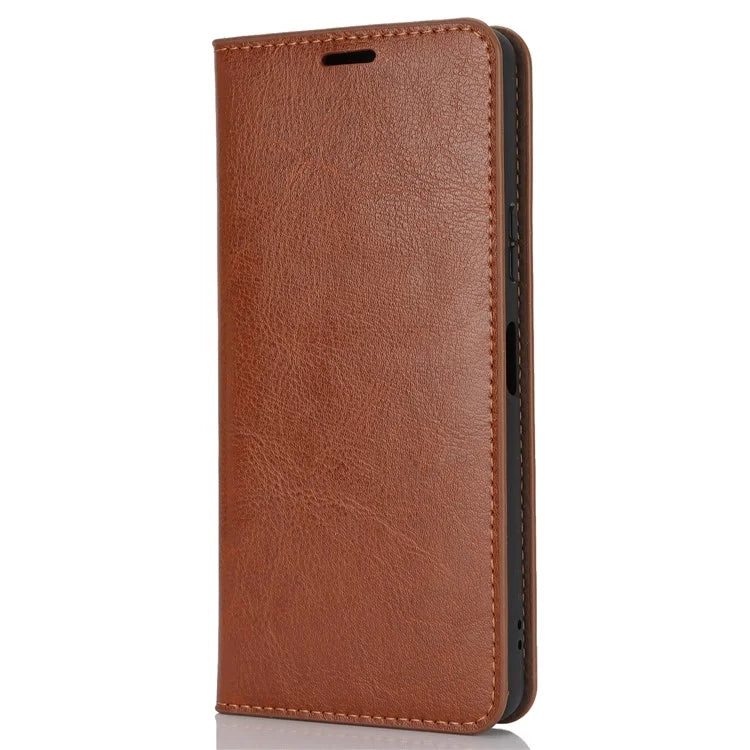 For Sony Xperia 10 VI Case Crazy Horse Texture Split Leather Wallet Phone Cover