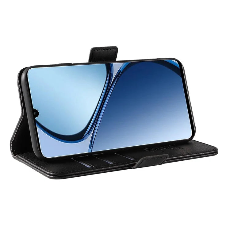 YIKATU YK-003 For Realme C61 4G / C63 4G Case Card Slot Leather Phone Cover Side Magnetic Clasps