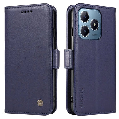 YIKATU YK-003 For Realme C61 4G / C63 4G Case Card Slot Leather Phone Cover Side Magnetic Clasps