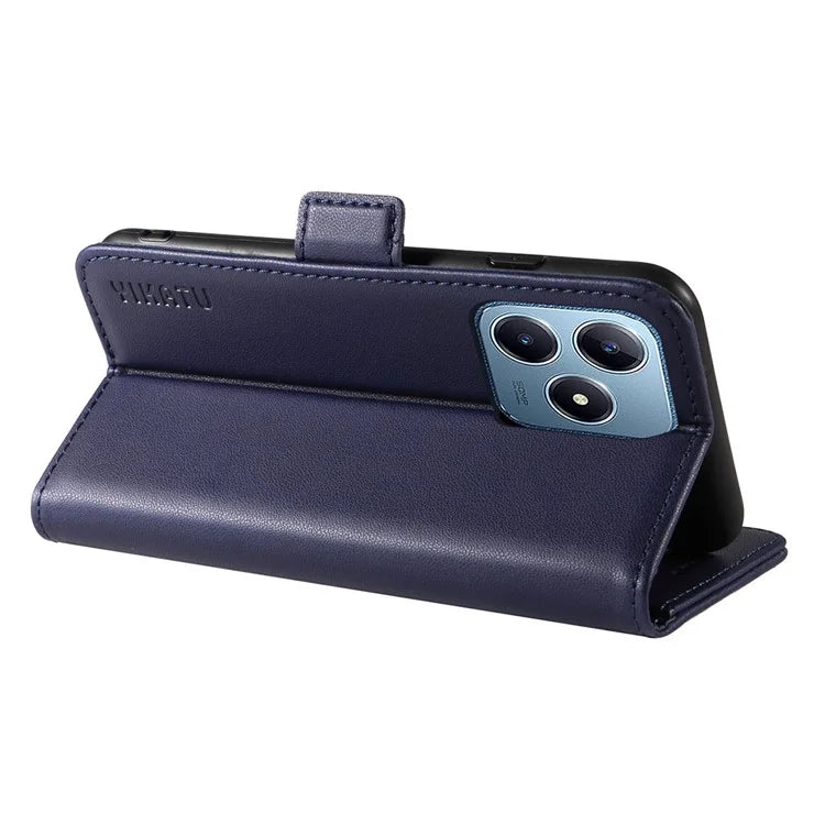 YIKATU YK-003 For Realme C61 4G / C63 4G Case Card Slot Leather Phone Cover Side Magnetic Clasps