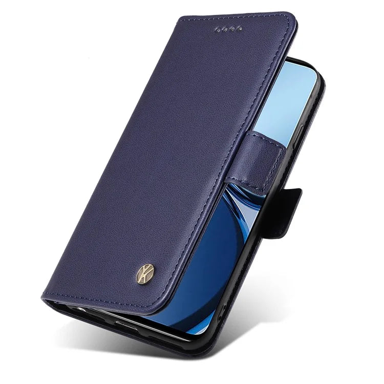 YIKATU YK-003 For Realme C61 4G / C63 4G Case Card Slot Leather Phone Cover Side Magnetic Clasps