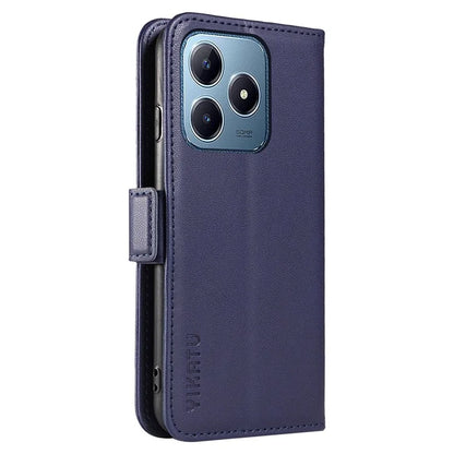 YIKATU YK-003 For Realme C61 4G / C63 4G Case Card Slot Leather Phone Cover Side Magnetic Clasps