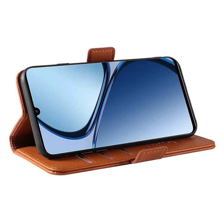 YIKATU YK-003 For Realme C61 4G / C63 4G Case Card Slot Leather Phone Cover Side Magnetic Clasps