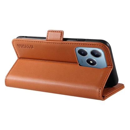 YIKATU YK-003 For Realme C61 4G / C63 4G Case Card Slot Leather Phone Cover Side Magnetic Clasps