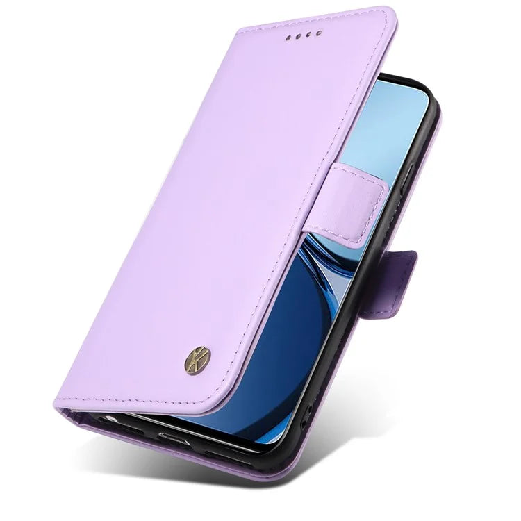 YIKATU YK-003 For Realme C61 4G / C63 4G Case Card Slot Leather Phone Cover Side Magnetic Clasps