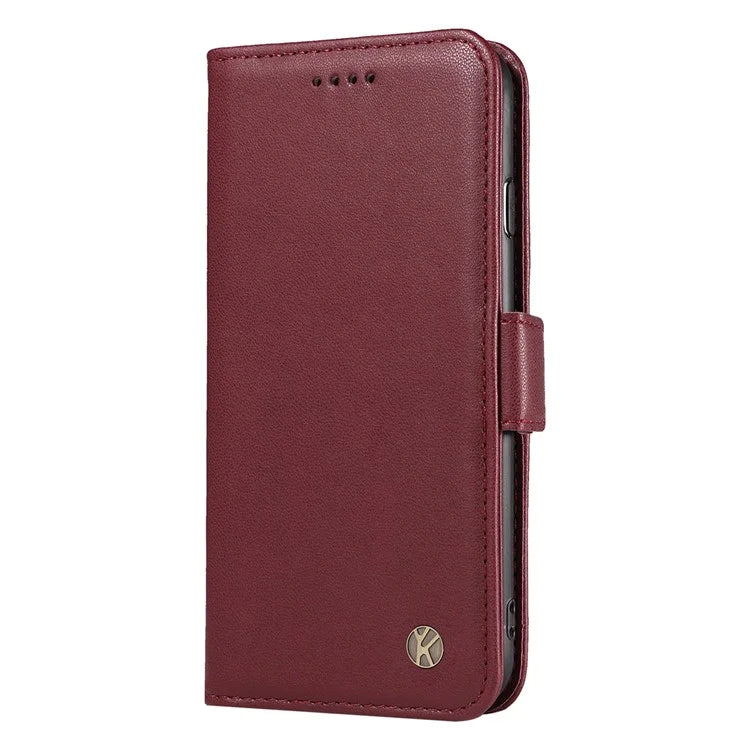 YIKATU YK-003 For Realme C61 4G / C63 4G Case Card Slot Leather Phone Cover Side Magnetic Clasps