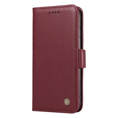 YIKATU YK-003 For Realme C61 4G / C63 4G Case Card Slot Leather Phone Cover Side Magnetic Clasps