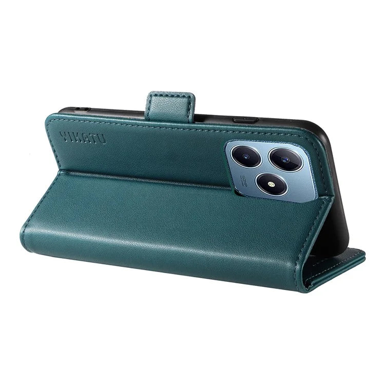 YIKATU YK-003 For Realme C61 4G / C63 4G Case Card Slot Leather Phone Cover Side Magnetic Clasps