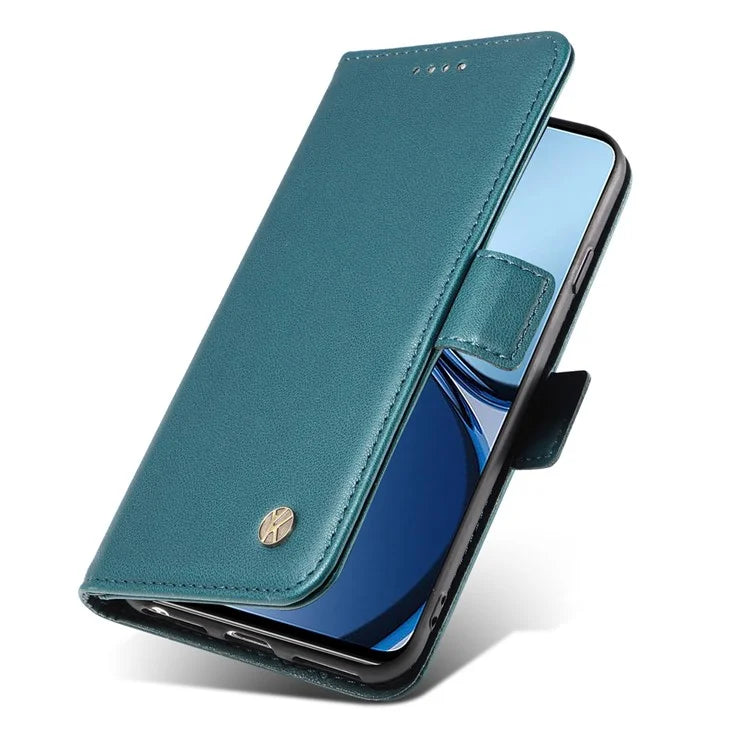 YIKATU YK-003 For Realme C61 4G / C63 4G Case Card Slot Leather Phone Cover Side Magnetic Clasps