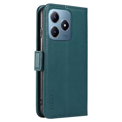 YIKATU YK-003 For Realme C61 4G / C63 4G Case Card Slot Leather Phone Cover Side Magnetic Clasps