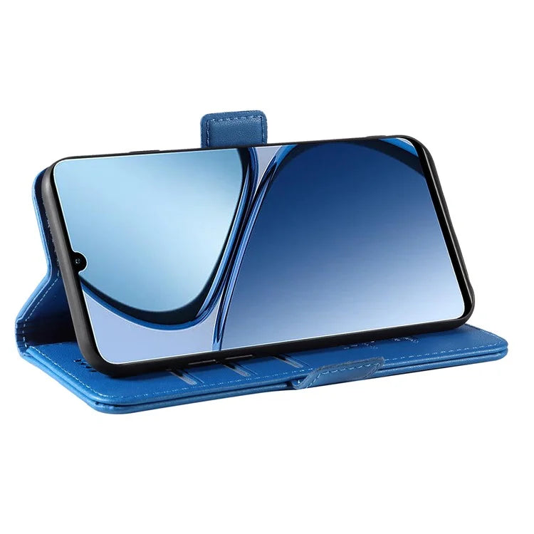 YIKATU YK-003 For Realme C61 4G / C63 4G Case Card Slot Leather Phone Cover Side Magnetic Clasps