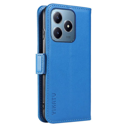 YIKATU YK-003 For Realme C61 4G / C63 4G Case Card Slot Leather Phone Cover Side Magnetic Clasps