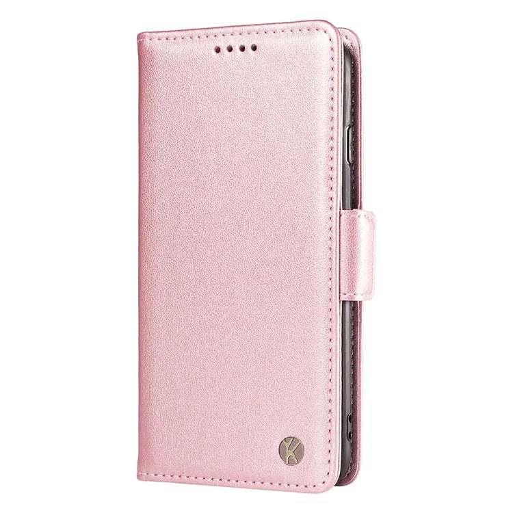 YIKATU YK-003 For Realme C61 4G / C63 4G Case Card Slot Leather Phone Cover Side Magnetic Clasps