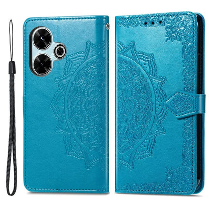 For Xiaomi Redmi 13 5G / 13 4G Case Leather Phone Cover Mandala Embossed Design