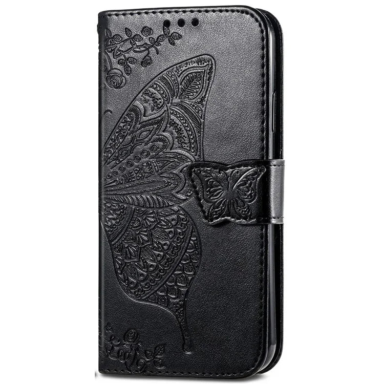 For Google Pixel 8a Case Butterfly Leather Wallet Stand Phone Cover