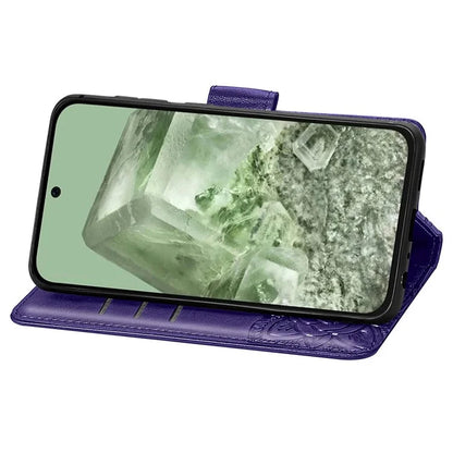 For Google Pixel 8a Case Butterfly Leather Wallet Stand Phone Cover