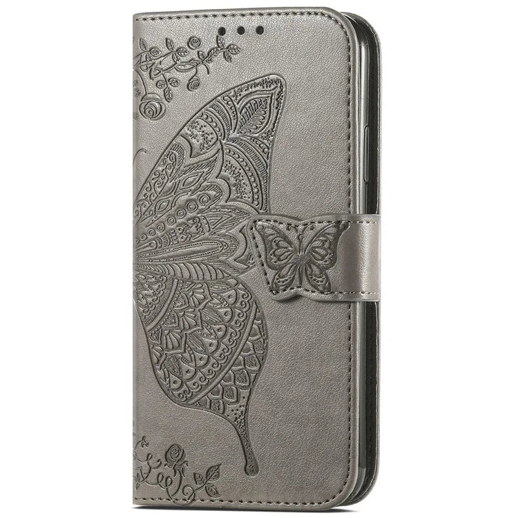 For Google Pixel 8a Case Butterfly Leather Wallet Stand Phone Cover