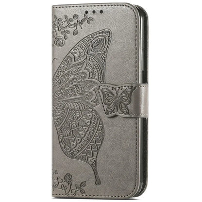 For Google Pixel 8a Case Butterfly Leather Wallet Stand Phone Cover