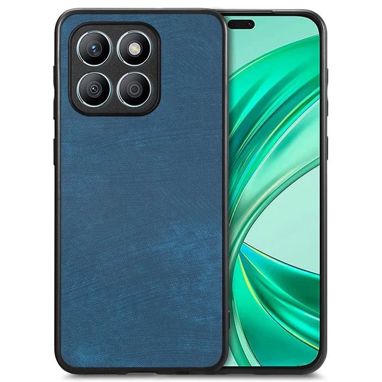 For Honor X8b 4G Case Retro Slim Fit PU Leather Phone Back Cover