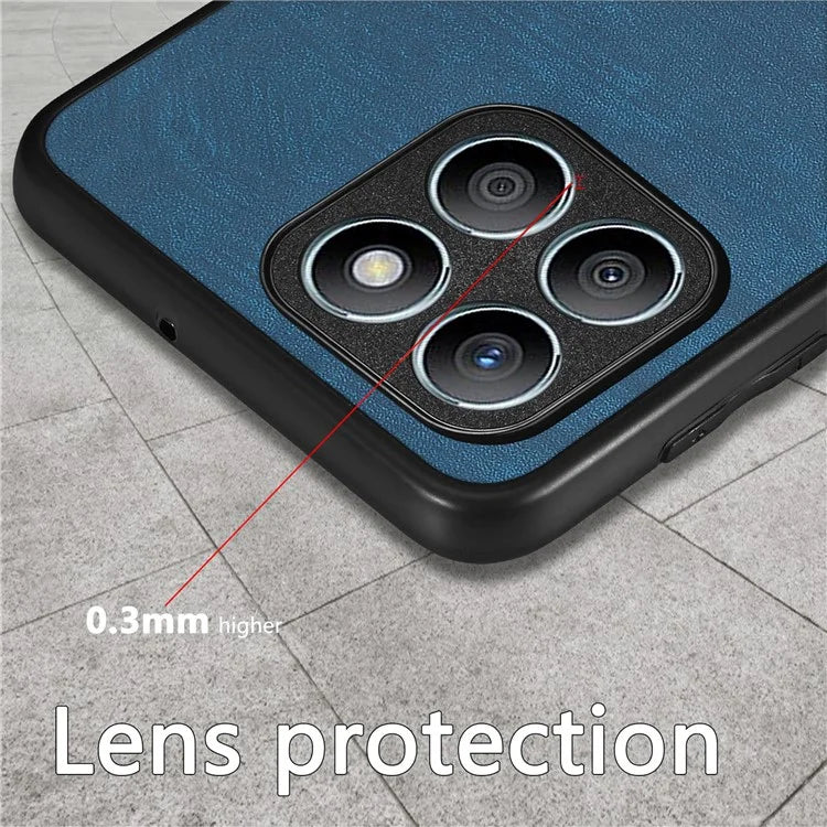 For Honor X8b 4G Case Retro Slim Fit PU Leather Phone Back Cover