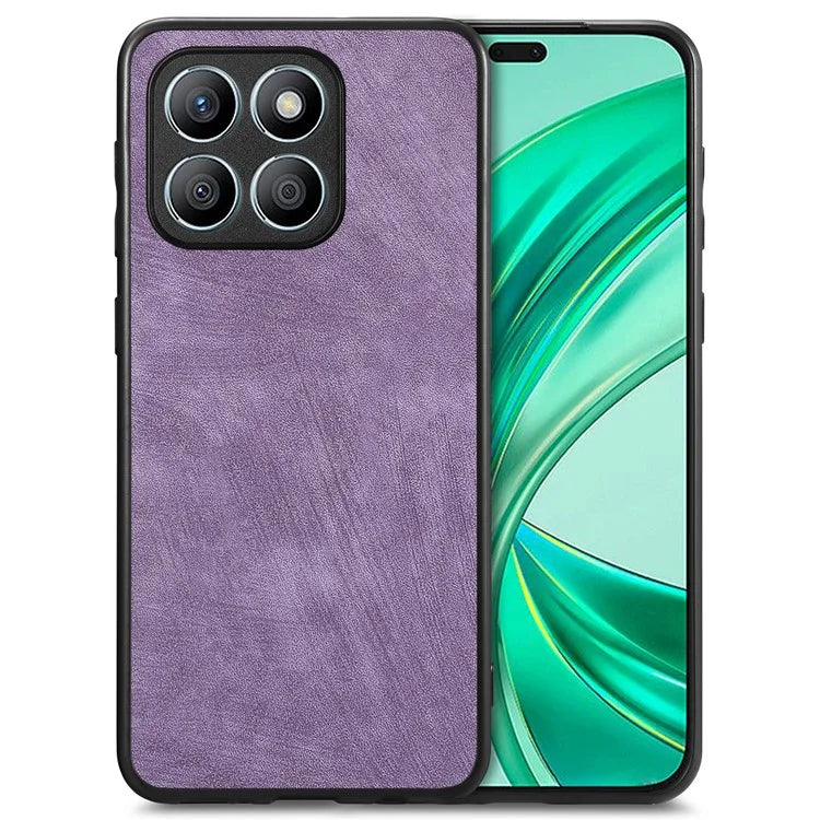 For Honor X8b 4G Case Retro Slim Fit PU Leather Phone Back Cover