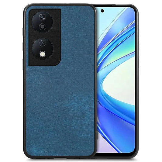 For Honor 90 Smart  /  X7b 4G Case Retro Slim Fit PU Leather Phone Back Cover