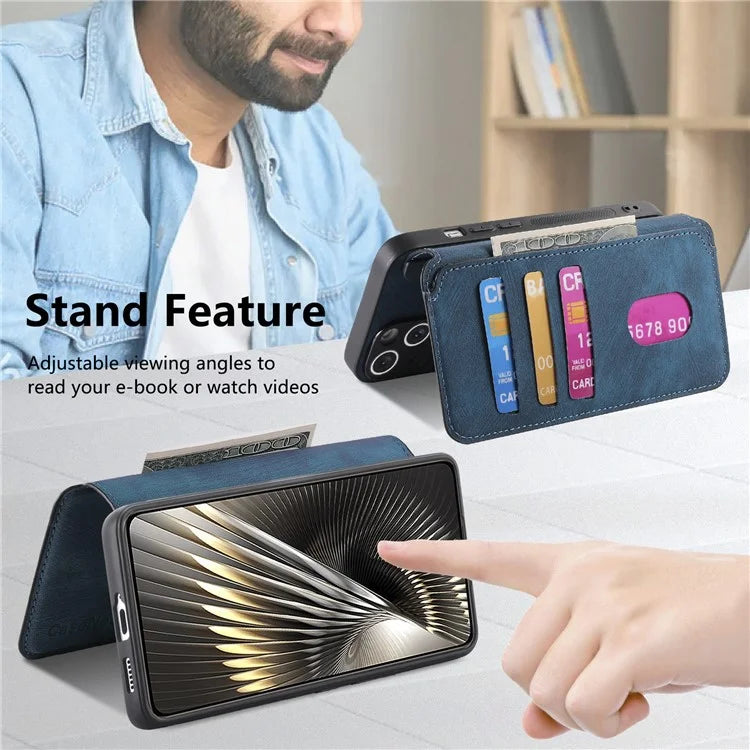 CASENEO MW-03 For Xiaomi Redmi Turbo 3 5G / Poco F6 5G Case Detachable Wallet Leather+TPU Phone Cover