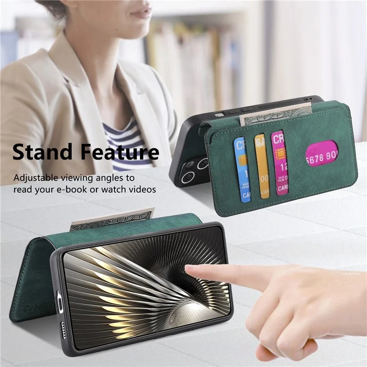 CASENEO MW-03 For Xiaomi Redmi Turbo 3 5G / Poco F6 5G Case Detachable Wallet Leather+TPU Phone Cover