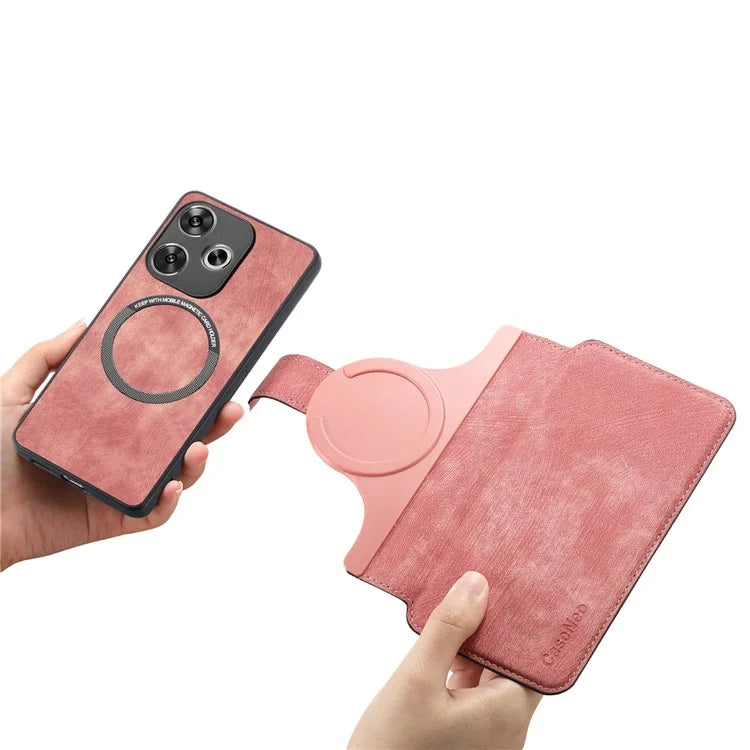 CASENEO MW-03 For Xiaomi Redmi Turbo 3 5G / Poco F6 5G Case Detachable Wallet Leather+TPU Phone Cover