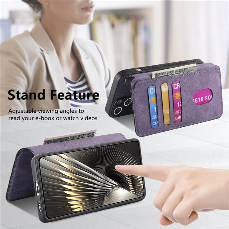 CASENEO MW-03 For Xiaomi Redmi Turbo 3 5G / Poco F6 5G Case Detachable Wallet Leather+TPU Phone Cover